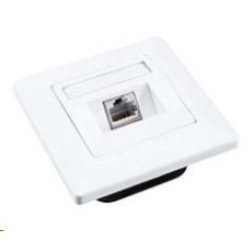 BAZAR - Solarix Zásuvka CAT6 STP 1 x RJ45 pod omítku bílá SX9-1-6-STP-WH - použito