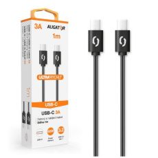 ALIGATOR datový kabel POWER 60W, USB-C/USB-C 3A, délka 1 m, černá ALIGATOR datový kabel POWER 60W, USB-C/USB-C 3A, délka 1 m, černá