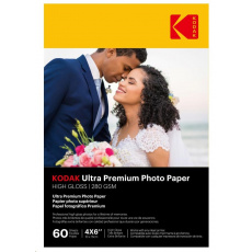 KODAK Ultra Premium Photo RC Gloss (280g/m2) 10x15 (A6) 60 listů KODAK Ultra Premium Photo RC Gloss (280g/m2) 10x15 (A6) 60 listů