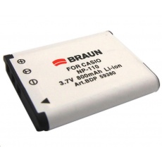 Braun akumulátor CASIO NP-110, 800mAh Braun akumulátor CASIO NP-110, 800mAh
