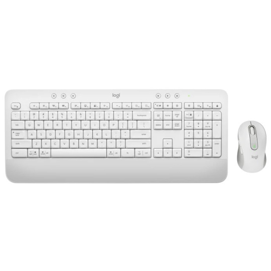 Logitech Set klávesnice a myš Signature MK650, CZ-SK, bílá/šedá