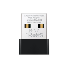 MERCUSYS MA14N WiFi6 USB nano adapter (AX300,2,4GHz/5GHz,USB2.0) MERCUSYS MA14N WiFi6 USB nano adapter (AX300,2,4GHz/5GHz,USB2.0)