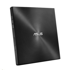 BAZAR - ASUS DVD Writer SDRW-08U7M-U BLACK RETAIL, External Slim DVD-RW, black, USB - Poškozený obal (Komplet)