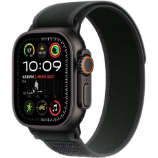 Apple Watch Ultra 2 (2024) GPS + Cellular 49mm Black Titanium Case with Black Trail Loop - M/L Apple Watch Ultra 2 (2024) GPS + Cellular 49mm Black Titanium Case with Black Trail Loop - M/L