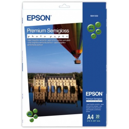 EPSON Paper A4 Premium Semigloss Photo - 20 sheets