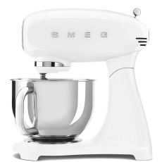 Smeg SMF03WHEU, kuchyňský robot, 800 W, 4,8 l, nerezová mísa, 10 programů, Full-Color bílý Smeg SMF03WHEU, kuchyňský robot, 800 W, 4,8 l, nerezová mísa, 10 programů, Full-Color bílý