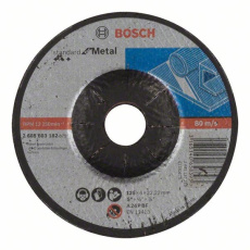 BOSCH hrubovací kotouč profilovaný Standard for Metal, A 24 P BF, 125 mm, 22,23 mm, 6,0 mm BOSCH hrubovací kotouč profilovaný Standard for Metal, A 24 P BF, 125 mm, 22,23 mm, 6,0 mm