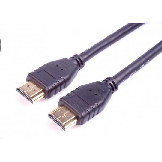 PREMIUMCORD Kabel HDMI 2.1 High Speed + Ethernet kabel 8K@60Hz, zlacené konektory, 3m