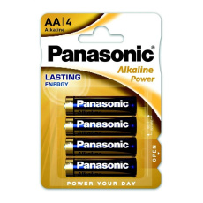 PANASONIC Alkalické baterie Alkaline Power LR6APB/4BP AA 1,5V (Blistr 4ks)