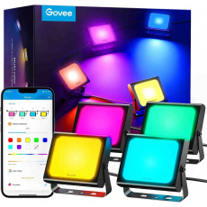 Govee Flood Lights venkovní SMART LED světla 4ks Govee Flood Lights venkovní SMART LED světla 4ks
