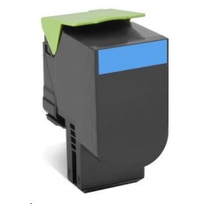 LEXMARK 802HC Cyan toner pro CX410/510 z programu Lexmark Return (3 000 stran) LEXMARK 802HC Cyan toner pro CX410/510 z programu Lexmark Return (3 000 stran)