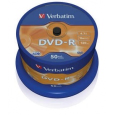 VERBATIM DVD-R(50-Pack)Spindle/General Retail/16x/4.7GB