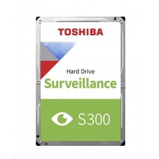 TOSHIBA HDD S300 PRO Surveillance (CMR) 10TB, SATA III, 7200 rpm, 256MB cache, 3,5", BULK TOSHIBA HDD S300 PRO Surveillance (CMR) 10TB, SATA III, 7200 rpm, 256MB cache, 3,5", BULK