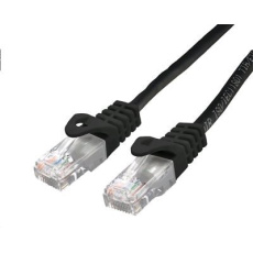 C-TECH kabel patchcord Cat6, UTP, černý, 0,25m C-TECH kabel patchcord Cat6, UTP, černý, 0,25m