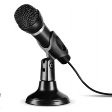 SPEED LINK mikrofon CAPO USB Desk & Hand Microphone, černá SPEED LINK mikrofon CAPO USB Desk & Hand Microphone, černá