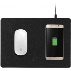 MiniBatt PowerPAD - Qi bezdrátová nabíjecí podložka pod myš - černá MiniBatt PowerPAD - Qi bezdrátová nabíjecí podložka pod myš - černá