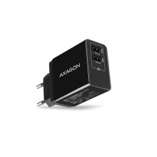 AXAGON ACU-DS16, SMART nabíječka do sítě 16W, 2x USB-A port, 5V/2.2A + 5V/1A AXAGON ACU-DS16, SMART nabíječka do sítě 16W, 2x USB-A port, 5V/2.2A + 5V/1A