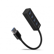 AXAGON HUE-M1A, 4x USB 3.2 Gen 1 MINI hub, kovový, kabel USB-A 20cm AXAGON HUE-M1A, 4x USB 3.2 Gen 1 MINI hub, kovový, kabel USB-A 20cm