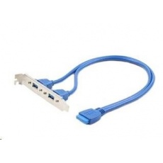 GEMBIRD Přídavné porty pro MB, záslepka 2x USB3.0 (bracket) GEMBIRD Přídavné porty pro MB, záslepka 2x USB3.0 (bracket)