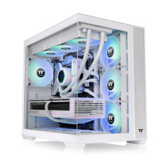 THERMAL TAKE Case View 380 TG ARGB, ATX, Průhledná bočnice, 4x 120mm ARGB Fan, bílá THERMAL TAKE Case View 380 TG ARGB, ATX, Průhledná bočnice, 4x 120mm ARGB Fan, bílá
