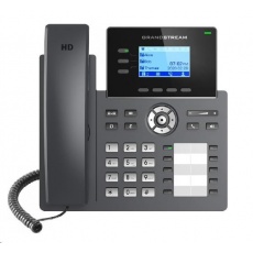 Grandstream GRP2604 [VoIP telefon - 6x SIP účet, HD audio, 10 předvoleb, 2x RJ45 10/100/1000 Mbps]