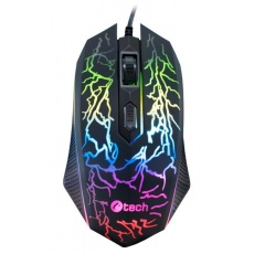 C-TECH herní myš Tychon (GM-03P), casual gaming, herní, 7 barev podsvícení, 3200DPI, USB C-TECH herní myš Tychon (GM-03P), casual gaming, herní, 7 barev podsvícení, 3200DPI, USB