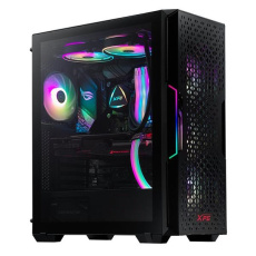 ADATA XPG case STARKER AIR Mid-Tower, bez zdroje, 1x 120mm + 1x 120mm ARGB, Černá ADATA XPG case STARKER AIR Mid-Tower, bez zdroje, 1x 120mm + 1x 120mm ARGB, Černá