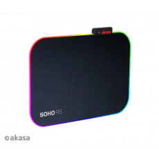 AKASA podložka pod myš SOHO RS, RGB gaming mouse pad, 35x25cm, 4mm thick AKASA podložka pod myš SOHO RS, RGB gaming mouse pad, 35x25cm, 4mm thick