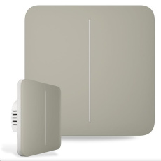 Ajax SoloButton (2-gang) - Samostatné tlačítko pro LightSwitch, olivová Ajax SoloButton (2-gang) - Samostatné tlačítko pro LightSwitch, olivová