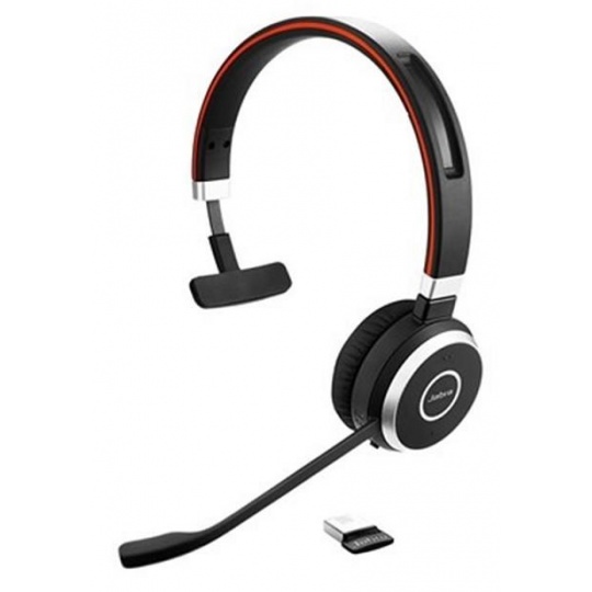 Jabra bezdrátová náhlavní souprava Evolve 65 UC, mono, MS