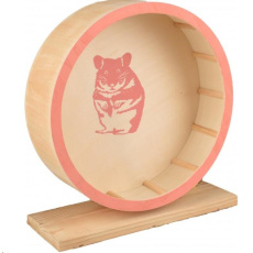Kolecko na behani Danco dreveny ruzovy 28,5cm