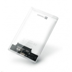 CONNECT IT externí box pro HDD 2,5" SATA, USB 3.0, ToolFree, transparentní CONNECT IT externí box pro HDD 2,5" SATA, USB 3.0, ToolFree, transparentní
