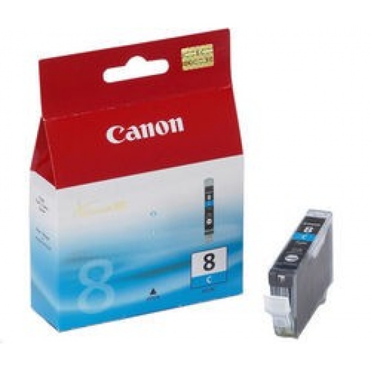 BAZAR - Canon CARTRIDGE CLI-8C azurová pro MP-500, MP-800, PIXMA iP4200, iP4300, iP4500, iP5300 (490 str.)