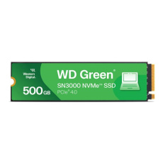 WD GREEN SSD 500GB SN3000, PCIe Gen4x4, M.2 2280, (R:5000/W:4100 MB/s) WD GREEN SSD 500GB SN3000, PCIe Gen4x4, M.2 2280, (R:5000/W:4100 MB/s)