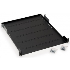 TRITON Police s perforací 19", 1U/350mm, nosnost 40kg, šedá TRITON Police s perforací 19", 1U/350mm, nosnost 40kg, šedá