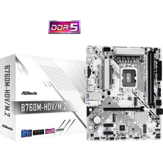 ASRock MB Sc LGA1700 B760M-HDV/M.2, Intel B760, 2xDDR5, 1xDP, 1xHDMI, 1xVGA, mATX ASRock MB Sc LGA1700 B760M-HDV/M.2, Intel B760, 2xDDR5, 1xDP, 1xHDMI, 1xVGA, mATX
