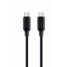 GEMBIRD Kabel USB PD (Power Delivery), 60W, Type-C na Type-C kabel (CM/CM), 1,5m, datový a napájecí, černá GEMBIRD Kabel USB PD (Power Delivery), 60W, Type-C na Type-C kabel (CM/CM), 1,5m, datový a napájecí, černá