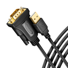 AXAGON ADS-1PQN, USB-A 2.0 - sériový RS-232 DB9-M FTDI adaptér / kabel 1.5m AXAGON ADS-1PQN, USB-A 2.0 - sériový RS-232 DB9-M FTDI adaptér / kabel 1.5m