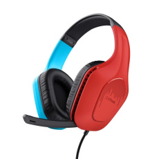 TRUST Herní sluchátka GXT 416S ZIROX, pro Nintendo Switch, modro-červená TRUST Herní sluchátka GXT 416S ZIROX, pro Nintendo Switch, modro-červená