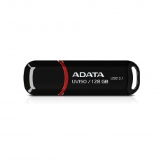 ADATA Flash Disk 128GB UV150, USB 3.1 Dash Drive (R:90/W:20 MB/s) černá ADATA Flash Disk 128GB UV150, USB 3.1 Dash Drive (R:90/W:20 MB/s) černá