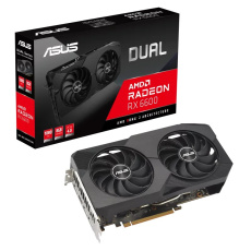ASUS VGA AMD Radeon RX 6600 DUAL V2 8G, 8G GDDR6, 3xDP, 1xHDMI ASUS VGA AMD Radeon RX 6600 DUAL V2 8G, 8G GDDR6, 3xDP, 1xHDMI