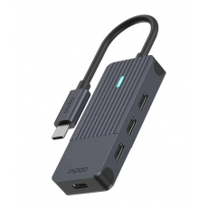 RAPOO rozbočovač UCH-4002, USB-C na USB-C RAPOO rozbočovač UCH-4002, USB-C na USB-C