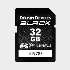 Delkin SDHC BLACK Rugged UHS-I R90/W90 (V30) 32GB Delkin SDHC BLACK Rugged UHS-I R90/W90 (V30) 32GB