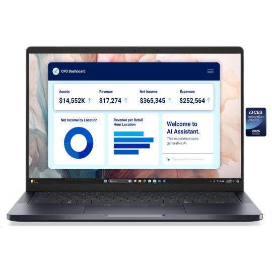 DELL NTB Pro 14 Premium PA14250/U5-236V/Evo/16GB/512SSD/14" FHD+/IR Cam & Mic/WLAN/vPro/Backlit Kb/W11 Pro/3Y PS NBD