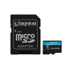 Kingston MicroSDXC karta 1TB Canvas Go! Plus, R:170/W:90MB/s, Class 10, UHS-I, U3, V30, A2 + Adaptér Kingston MicroSDXC karta 1TB Canvas Go! Plus, R:170/W:90MB/s, Class 10, UHS-I, U3, V30, A2 + Adaptér