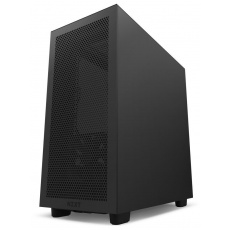 NZXT skříň H7 Flow edition / ATX / 2x120 mm fan / USB-C / 2x USB / prosklená bočnice / mesh panel / černá NZXT skříň H7 Flow edition / ATX / 2x120 mm fan / USB-C / 2x USB / prosklená bočnice / mesh panel / černá
