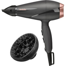 BaByliss 6709DE fén, 2100 W, 2 rychlosti, 3 teploty, studený vzduch, ionizátor, difuzér, černý BaByliss 6709DE fén, 2100 W, 2 rychlosti, 3 teploty, studený vzduch, ionizátor, difuzér, černý