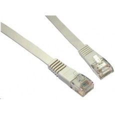 Solarix Patch kabel plochý CAT5E UTP LSOH 0,5m šedý non-snag-proof C5E-111GY-0,5MB Solarix Patch kabel plochý CAT5E UTP LSOH 0,5m šedý non-snag-proof C5E-111GY-0,5MB