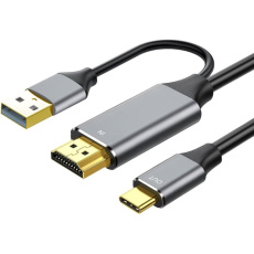 PREMIUMCORD Adaptér HDMI 2.0 na USB-C, 4K@60Hz, 2m PREMIUMCORD Adaptér HDMI 2.0 na USB-C, 4K@60Hz, 2m