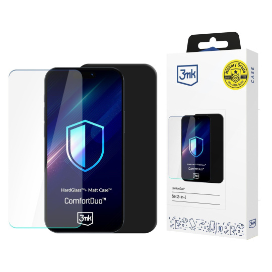 3mk ComfortDuo Matt Black pro Motorola Moto G34 5G